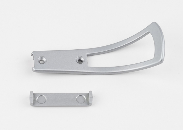 Agatatoare cuier Blair, finisaj crom mat/aluminiu CB, 105x40x40 mm [4]