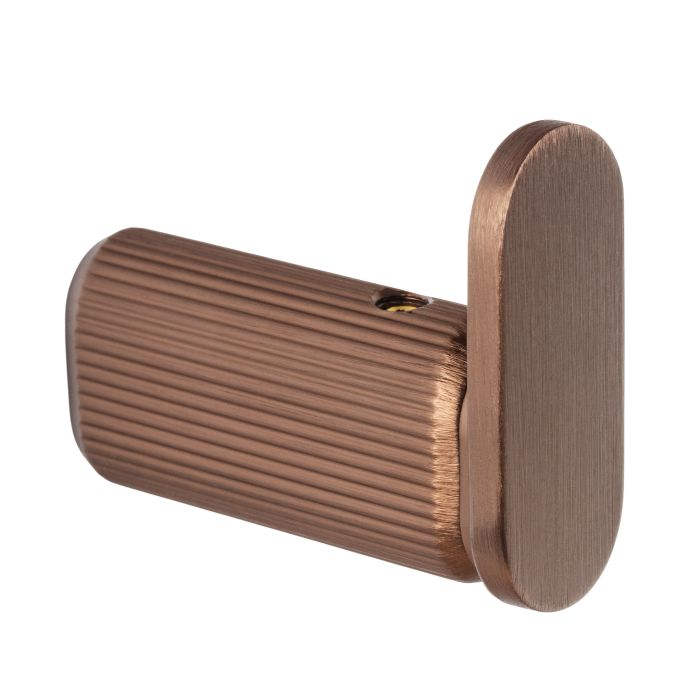 Agatatoare cuier Brooklyn, finisaj bronz periat, 15x35 mm [1]