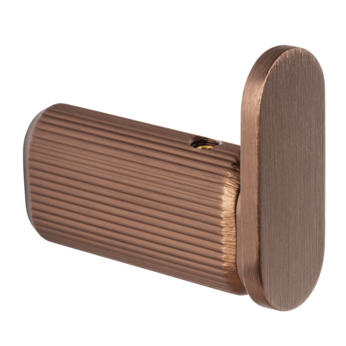 Agatatoare cuier Brooklyn, finisaj bronz periat, 15x35 mm [1]