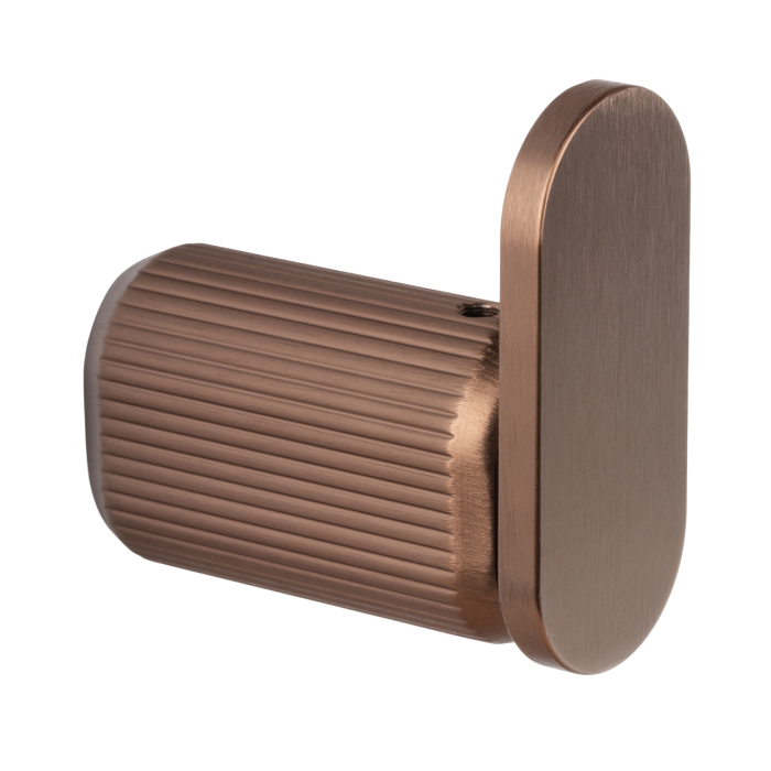 Agatatoare cuier Brooklyn, finisaj bronz periat, 30x70 mm [1]