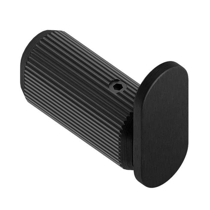 Agatatoare cuier Brooklyn, finisaj negru periat, 15x35 mm [2]