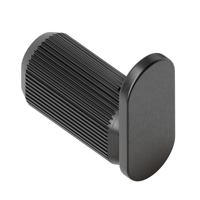 Agatatoare cuier Brooklyn, finisaj negru titan, 15x35 mm [2]