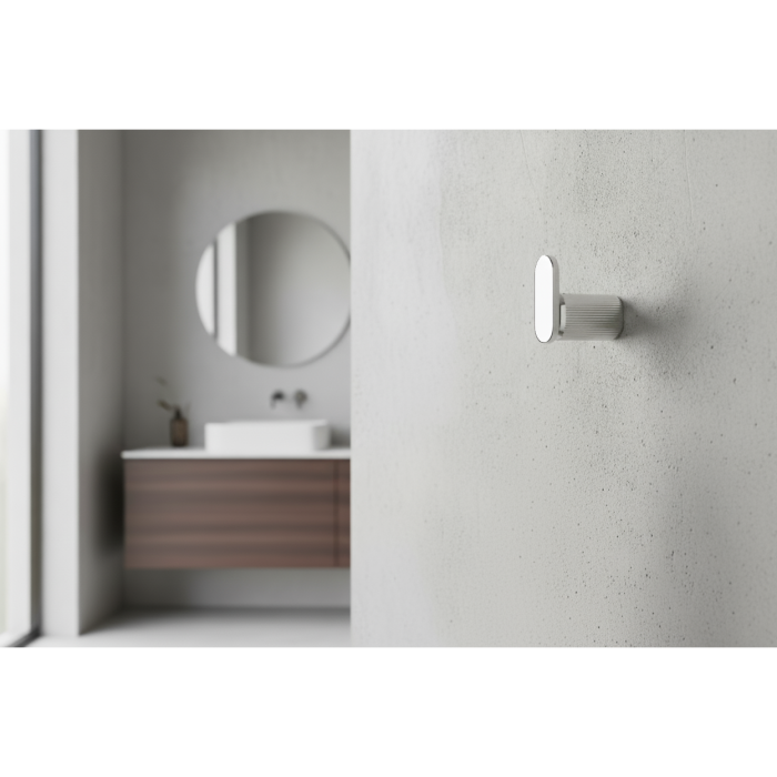 Agatatoare cuier Brooklyn, finisaj nichel lucios, 15x35 mm [4]