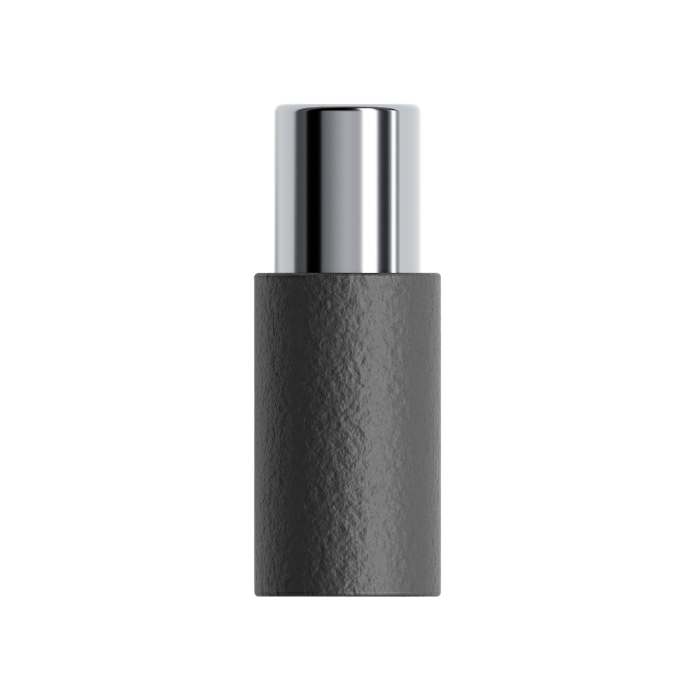 Agatatoare cuier Casey, finisaj negru lava texturat/negru titan lustruit, 23x61 mm [2]