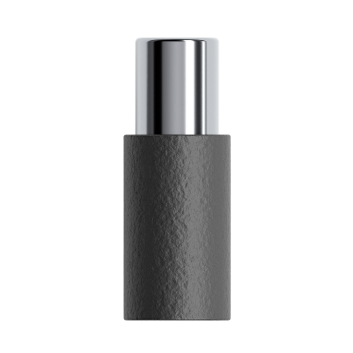 Agatatoare cuier Casey, finisaj negru lava texturat/negru titan lustruit, 23x61 mm [2]