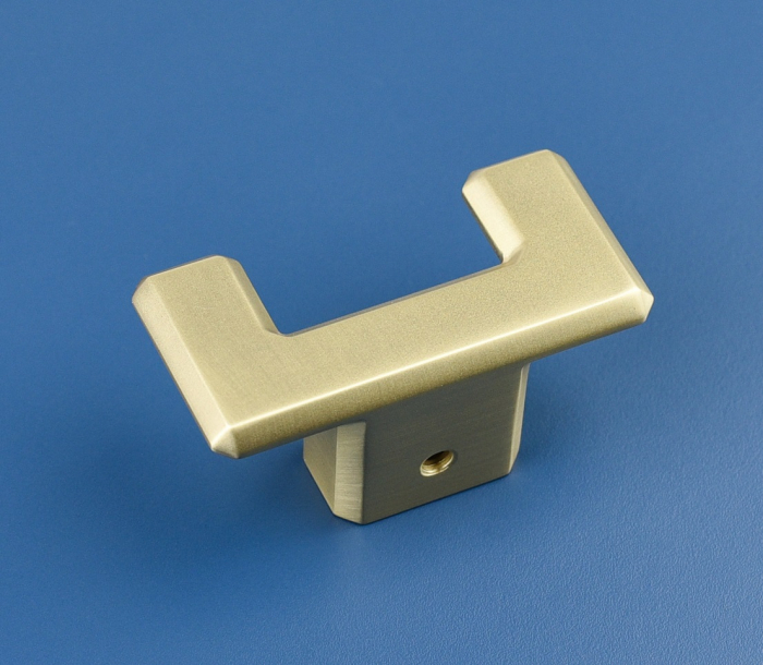 Agatatoare cuier dubla Carli, finisaj alama satin CB, 80x40x35 mm [5]