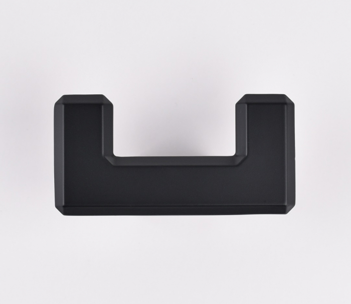 Agatatoare cuier dubla Carli, finisaj negru mat CB, 80x40x35 mm [2]