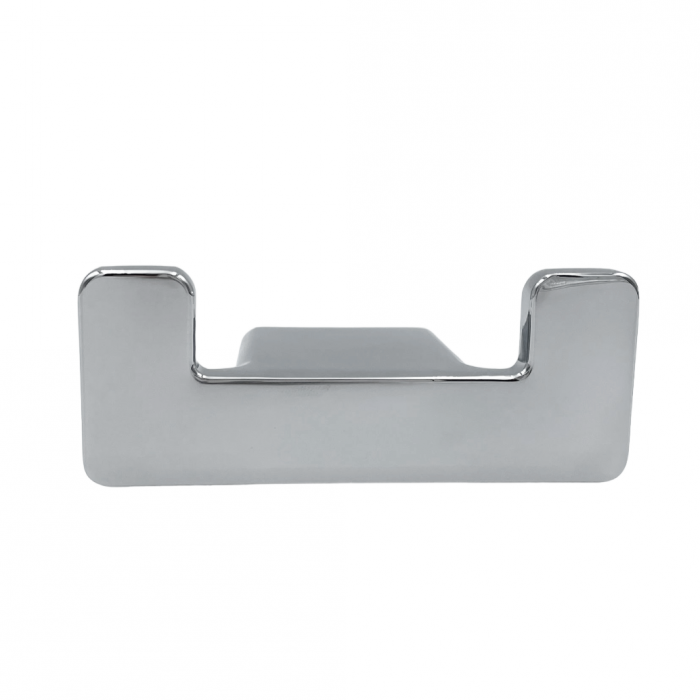Agatatoare cuier dubla Leta, finisaj crom lucios CB, 79x31x34 mm [2]