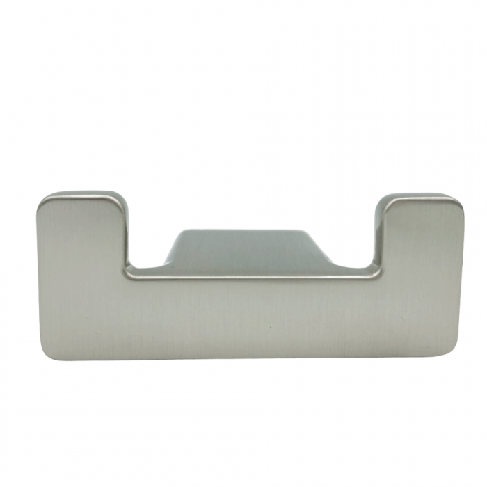Agatatoare cuier dubla Leta, finisaj nichel satin CB, 79x31x34 mm [2]
