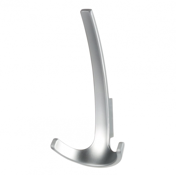 Agatatoare cuier Eclipse, finisaj crom mat, 120x60x33 mm [3]