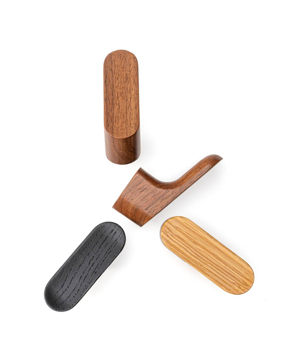 Agatatoare cuier Luv Wood, finisaj nuc, 82.2x28x49.7 mm [3]