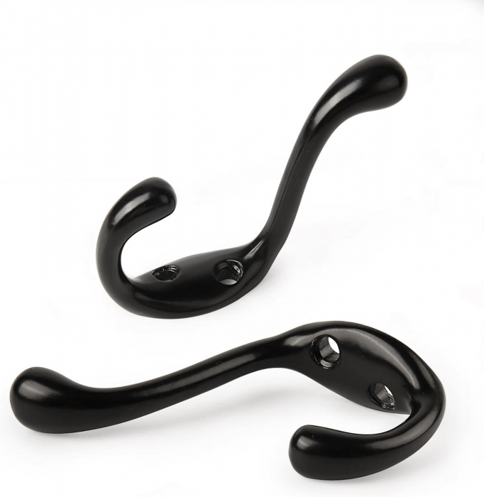 Agatatoare cuier Malag B0, finisaj negru mat GT, 84x20x57 mm [2]