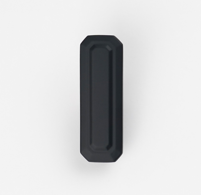 Agatatoare cuier mica King, finisaj negru mat CB, 75x25x38 mm [2]