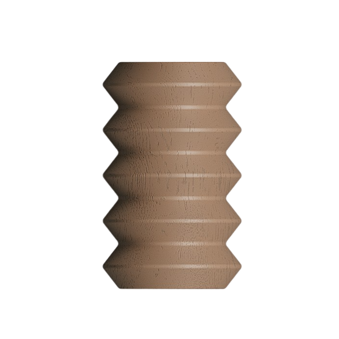 Agatatoare cuier Pulse Color, finisaj maro ceramic, 28x45 mm [6]