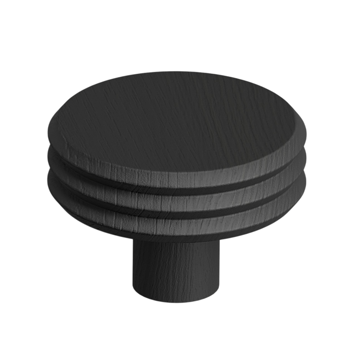 Agatatoare cuier Pulse, finisaj negru mat lacuit, 90x62 mm [5]