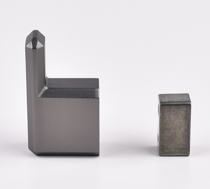 Agatatoare cuier simpla Carli, finisaj negru gun metal CB, 60x20x35 mm [4]