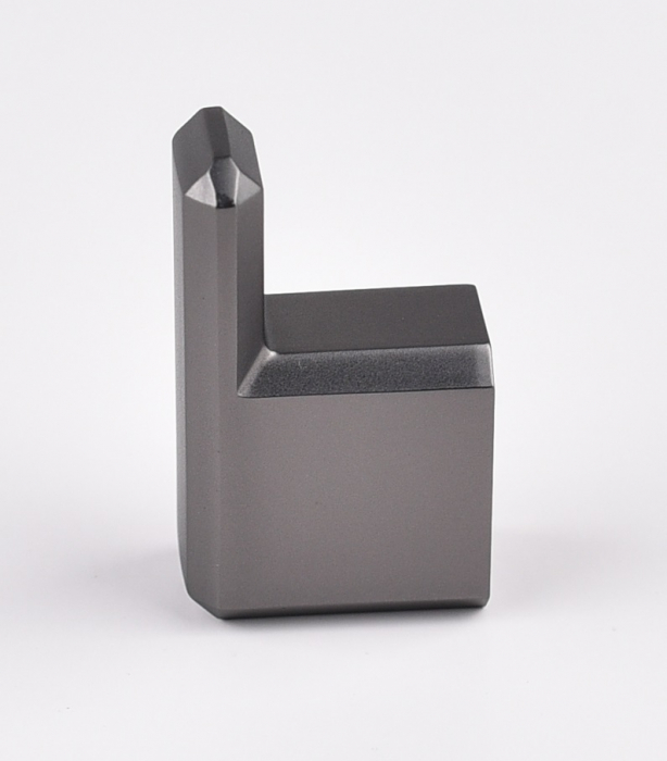 Agatatoare cuier simpla Carli, finisaj negru gun metal CB, 60x20x35 mm [3]