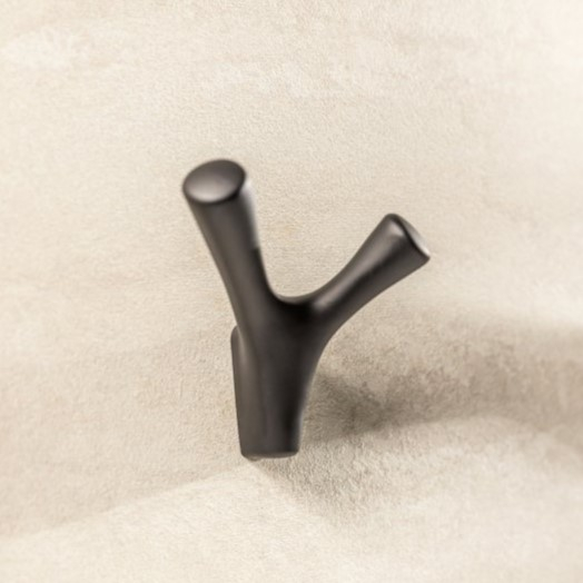 Agatatoare cuier Torna, finisaj negru mat GT, 81x71x47 mm [4]