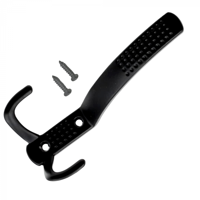 Agatatoare cuier tripla FCH-07, finisaj negru [2]