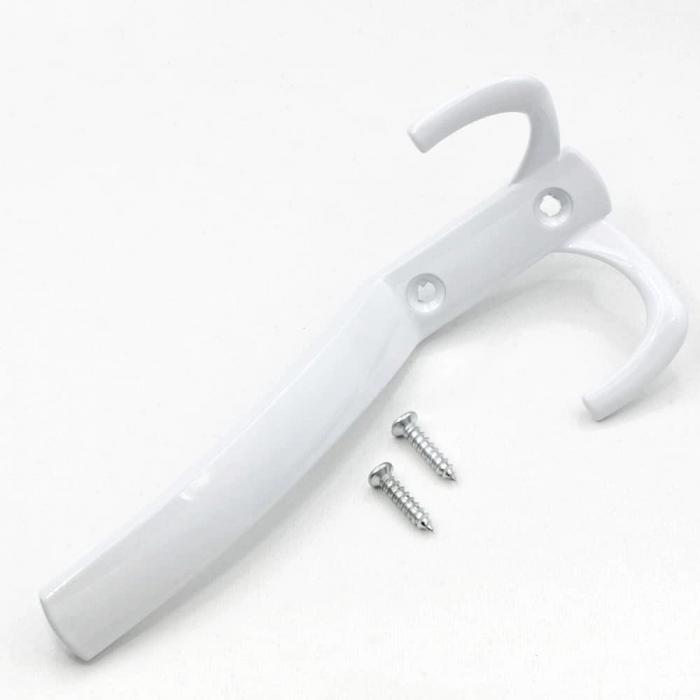 Agatatoare cuier tripla FCH-09, finisaj alb [2]