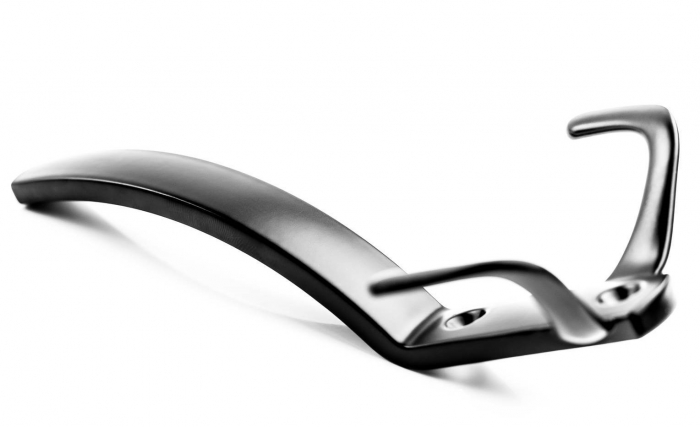Agatatoare cuier tripla FCH-09, finisaj negru [2]