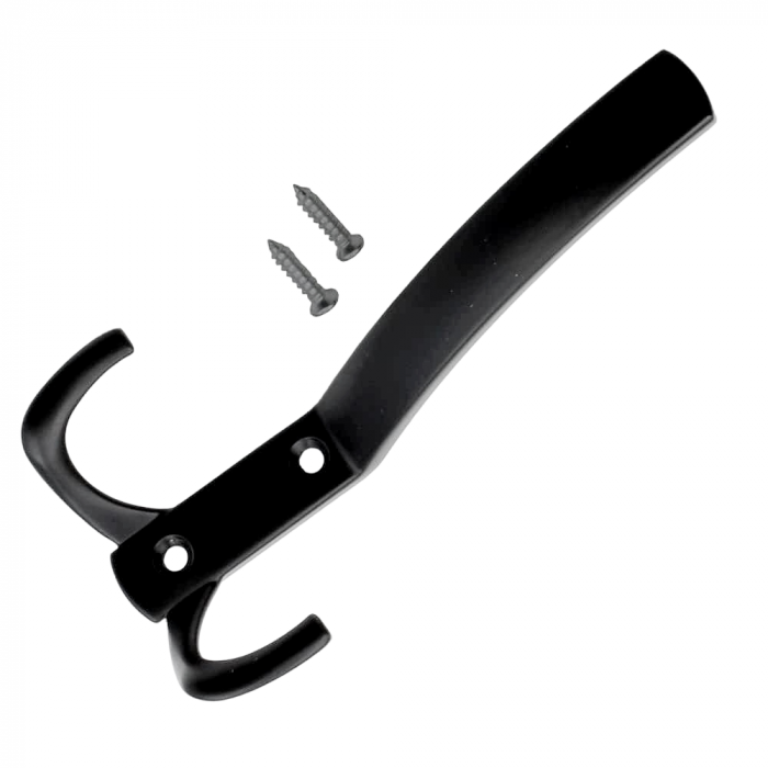 Agatatoare cuier tripla FCH-09, finisaj negru [4]