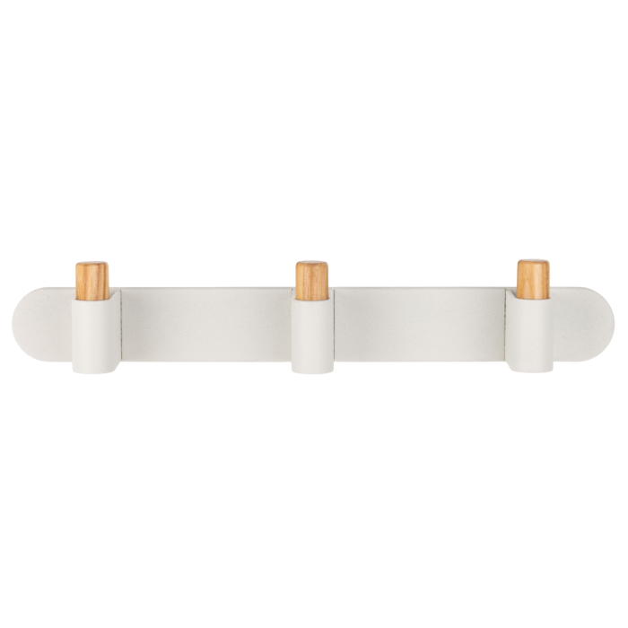 Agatatori cuier Casey Rack, finisaj piatra texturata alba/stejar, 340x43x62 mm [2]
