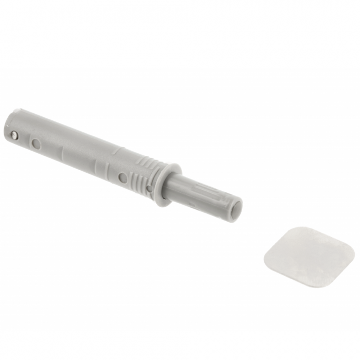Amortizor bumper incastrat cu magnet pentru usa mobilier, gri, L:70.2 mm [1]