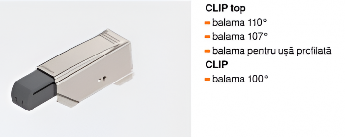 Amortizor pentru balama semiaplicata, Blumotion 973A, finisaj nichel satin [5]