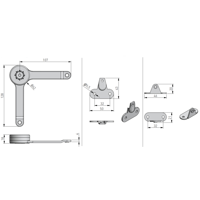 Balama, brat articulat cu schimbare de sens [2]