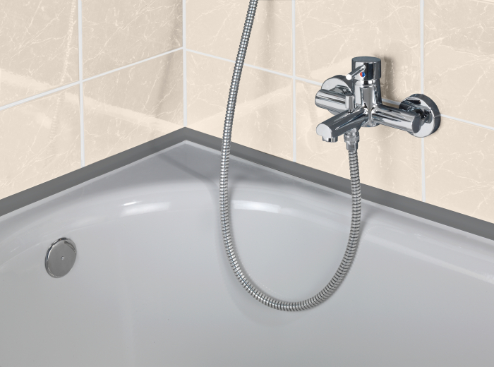 Banda etansare blat bucatarie sau cada, 4 m x 28 mm, gri [3]