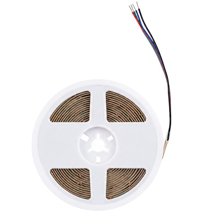 Bandă LED COB Gel Free GTV, lumină RGB, 810 LED/m, 12V, IP20, 5 m [2]