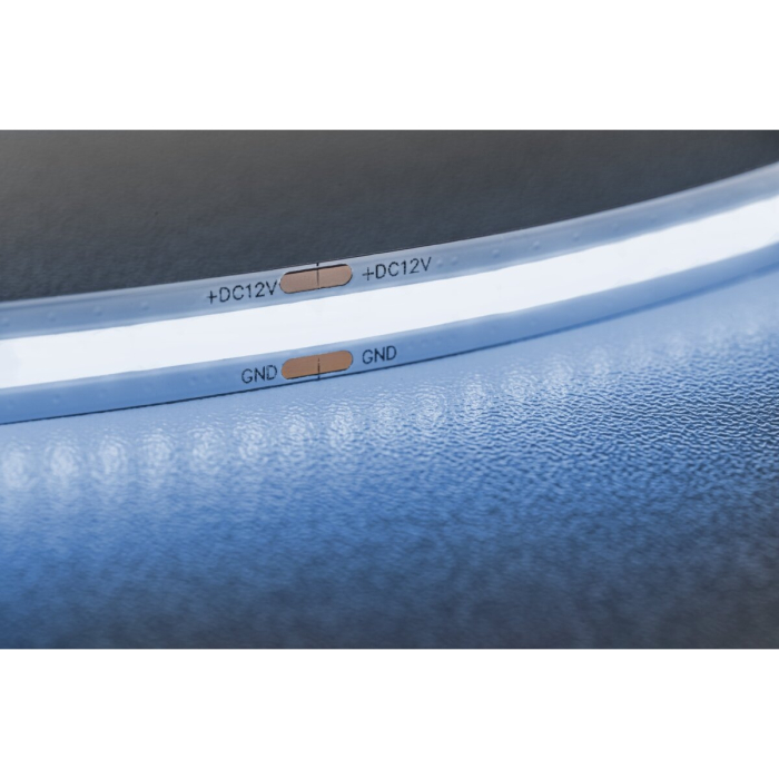 Bandă LED COB GTV, lumină rece, 480 LED/m, 12V, IP20, 5 m [3]