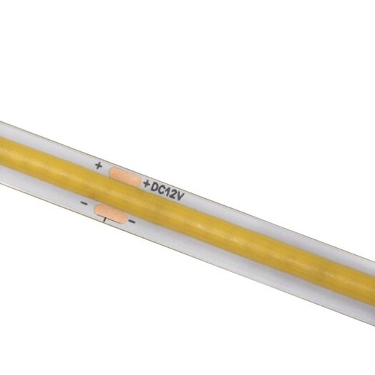 Bandă LED COB GTV, rezistentă la apă, lumină neutră, 480 LED/m, 12V, IP65, 5 m [6]