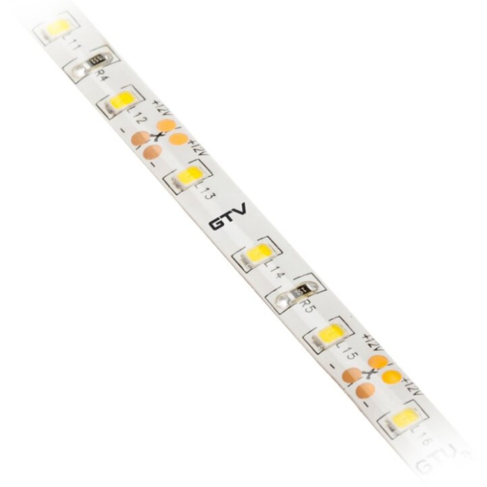 Bandă LED Flash GTV, lumină rece, 60 LED/m, 700 lm/m, 6 W/m, 12V, IP65, 5 m [3]