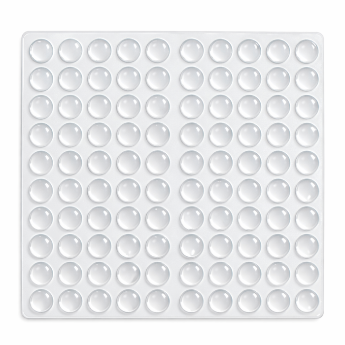 Buline autoadezive pentru mobilier, set 10 folii x 100 bucati, silicon transparent, D:7 mm [3]