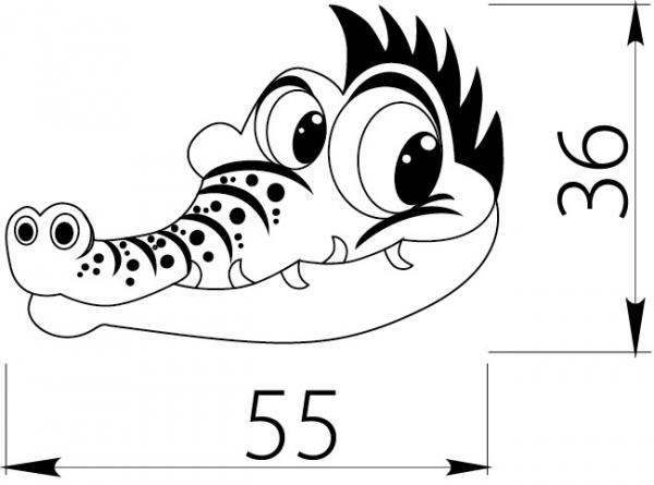Buton copii crocodil [2]