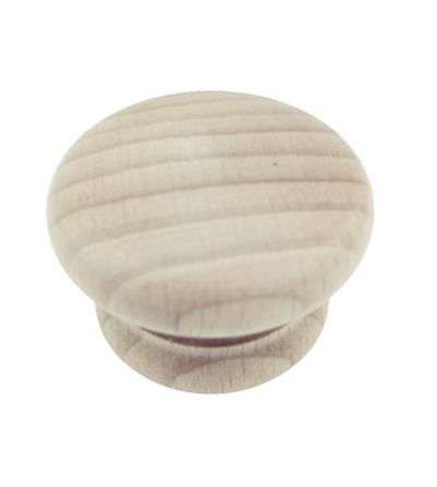 Buton din lemn pentru mobilier Devon, finisaj paltin, D:41 mm [1]