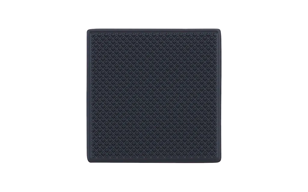 Buton patrat pentru mobila Caro, finisaj negru mat CB, 64x64x26 mm [2]