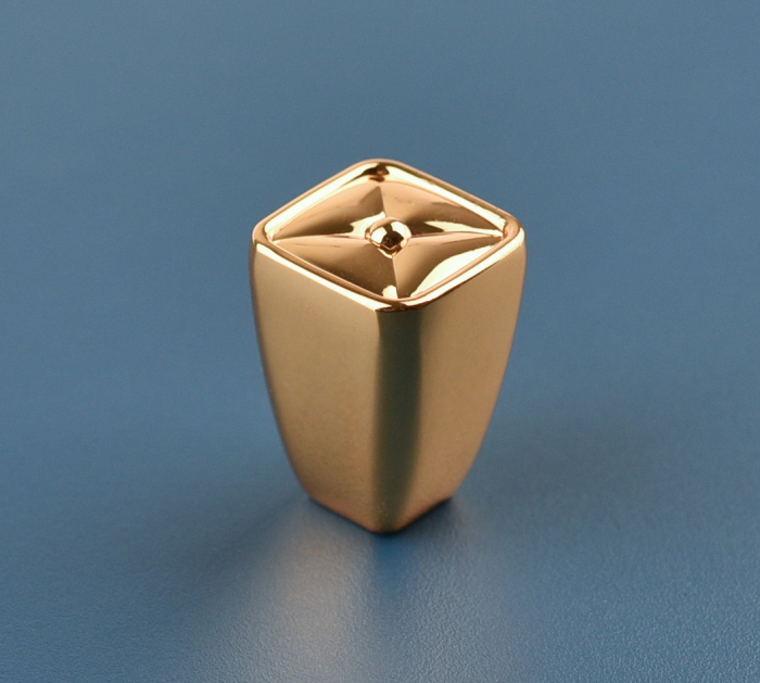 Buton pentru mobila Alan, finisaj aur lacuit CB, 28 mm [5]