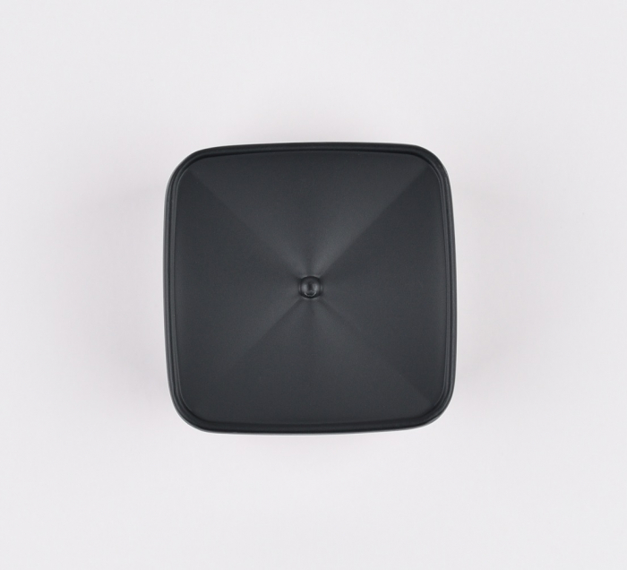 Buton pentru mobila Alan, finisaj negru mat CB, 16 mm [2]
