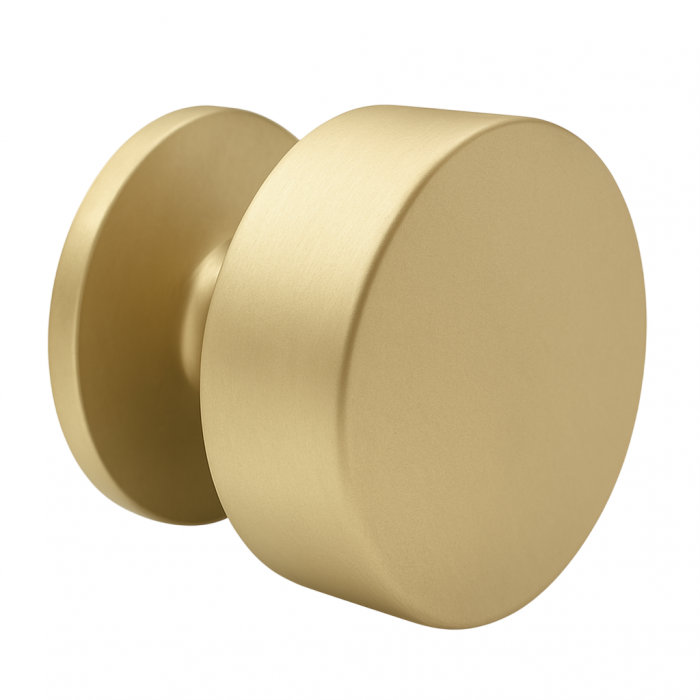 Buton pentru mobila Alaz, finisaj alama satin CB, Ø:35 mm [3]