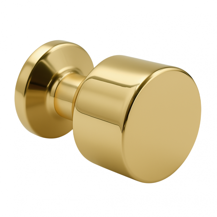 Buton pentru mobila Alaz, finisaj aur lacuit CB, Ø:22 mm [3]