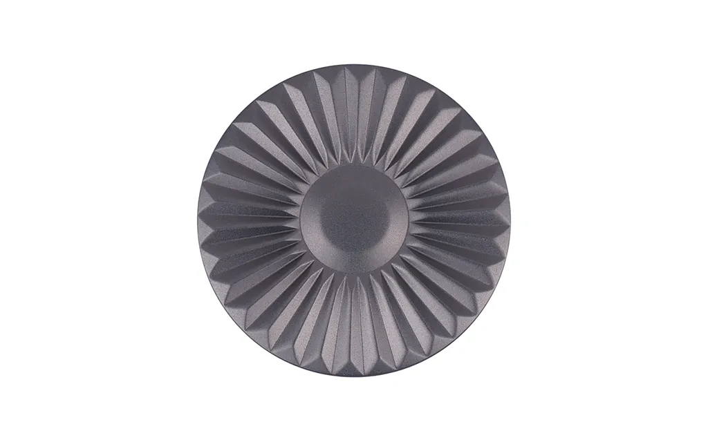 Buton pentru mobila Alper, finisaj negru gun metal CB, 16 mm [2]