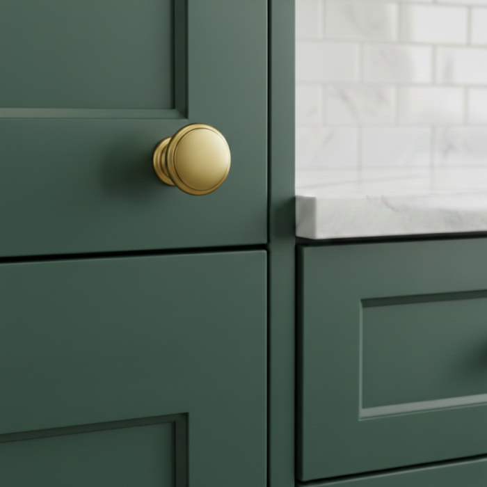 Buton pentru mobila Amber, finisaj auriu, D:30 mm [4]