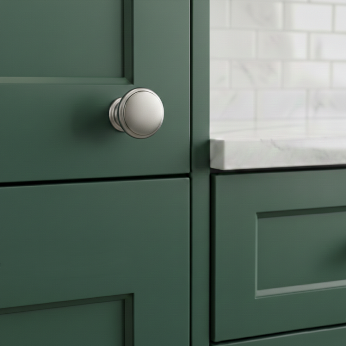 Buton pentru mobila Amber, finisaj nichel satin, D:30 mm [4]