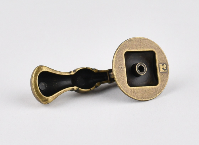 Buton pentru mobila Amir, finisaj alama antichizata CB, 25 mm [2]