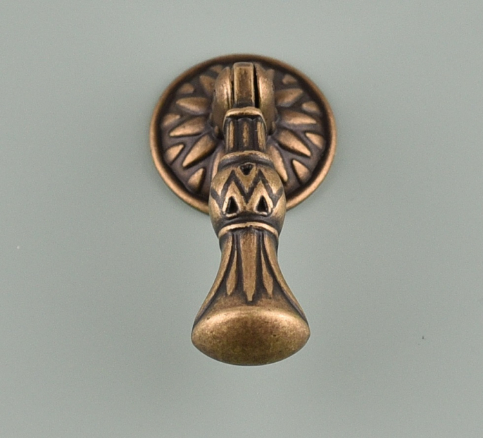 Buton pentru mobila Amir, finisaj alama antichizata CB, 25 mm [5]