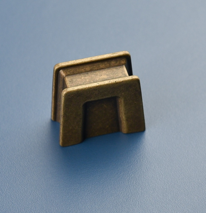 Buton pentru mobila Aron, finisaj alama antichizata CB, 16 mm [5]