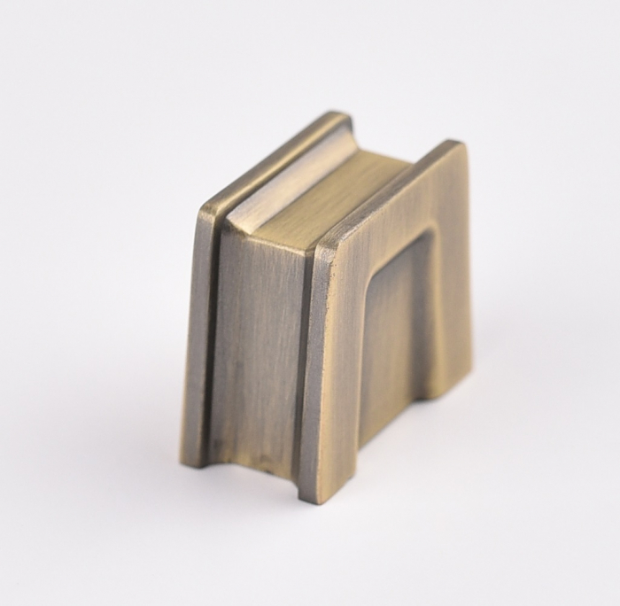 Buton pentru mobila Aron, finisaj alama antichizata periata CB, 16 mm [3]